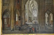 View of the interior of a church, Pieter Neefs